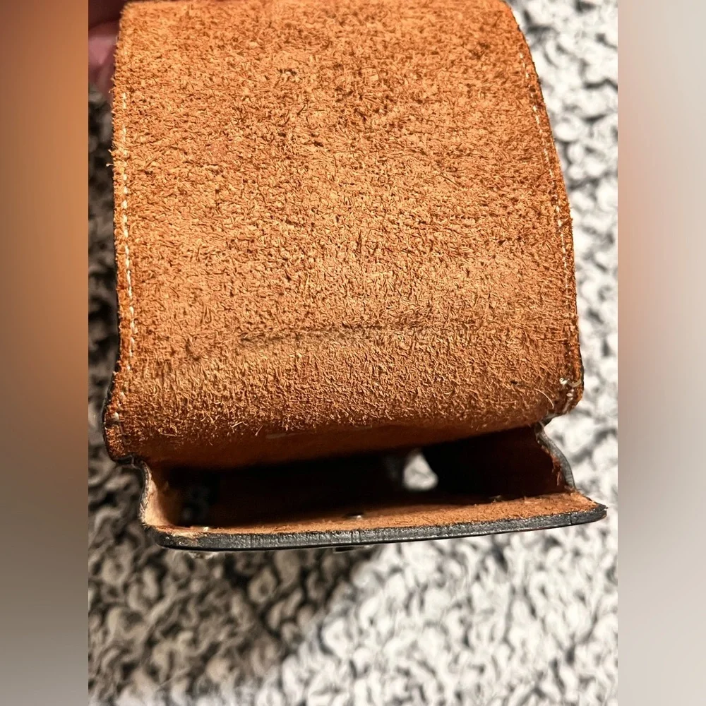 Leather Phone Case with Rooster Design